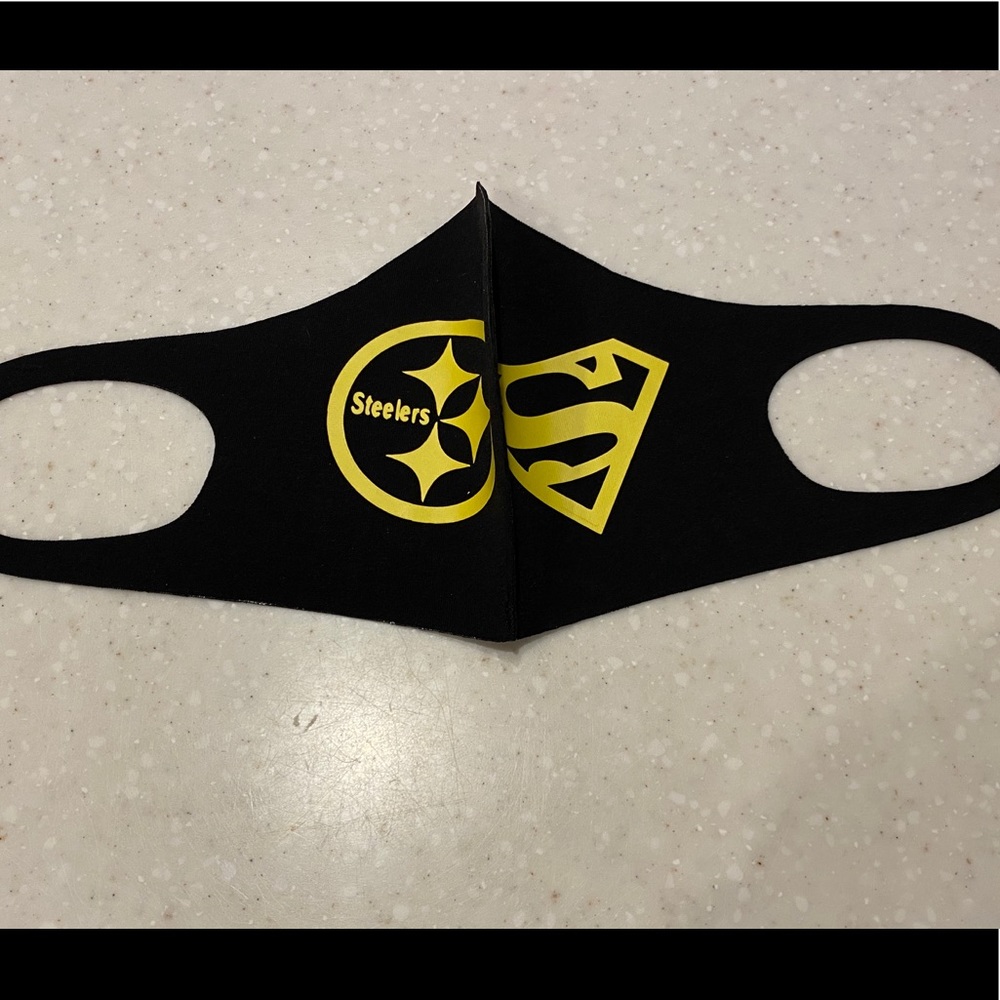 FACE MASK “STEELERS/SUPERMAN”